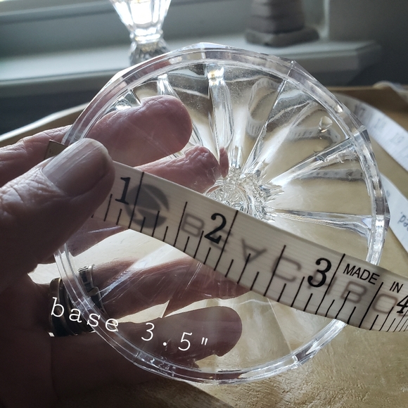 Crystal Glass Candlestick Holders - Picture 6 of 11